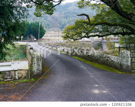 The beautiful Torii Bridge, also known as the Lady of Stone Bridges (Innai-cho, Usa City, Oita Prefecture) 120921106