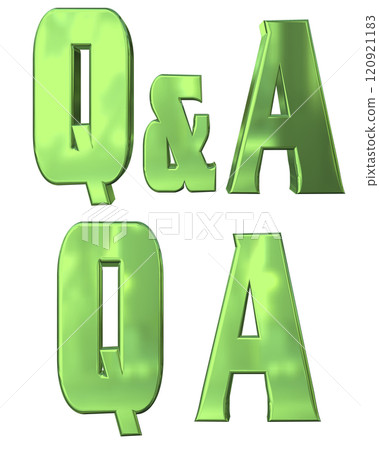 3DCG人物「Q&A閃光」綠、綠 3DCG人物「Q&A閃光」綠、綠 120921183