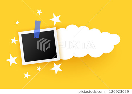 photo frames with clouds and stars photo frames with clouds and stars 120923029