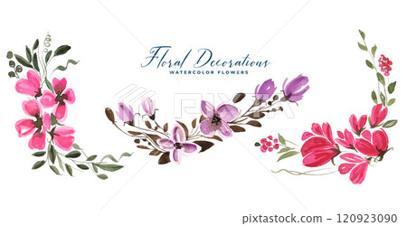 watercolor floral flower borders bouquets collection watercolor floral flower borders bouquets collection 120923090