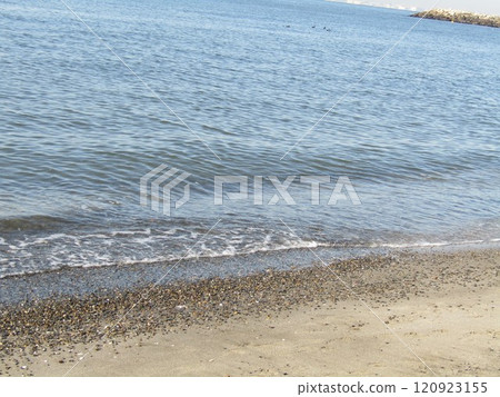 Sandy beach of Inage coast 120923155