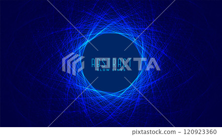 abstract digital glowing blue lines circular background abstract digital glowing blue lines circular background 120923360