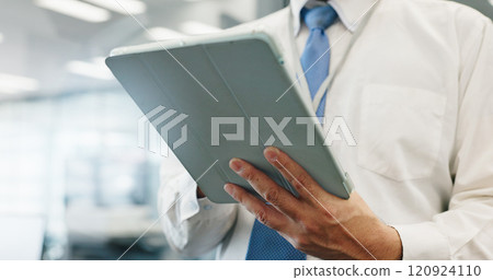 Tablet, hands and business man online, check email or review insurance policy on app in Japan. Closeup, digital technology and manager planning research project, risk management or feedback in office Tablet, hands and business man online, check email or review insurance policy on app in Japan. Closeup, digital technology and manager planning research project, risk management or feedback in office 120924110