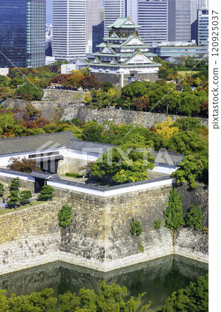 大阪城塔及摩天大樓(大阪府大阪市) 大阪城塔及摩天大樓(大阪府大阪市) 120925037