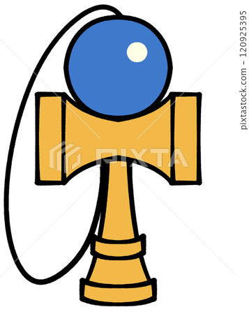 Simple Kendama illustration material Simple Kendama illustration material 120925395