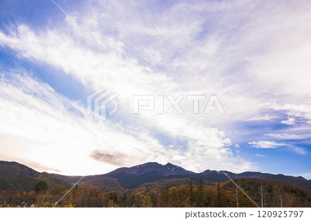 從一之川地眺望黃昏 120925797