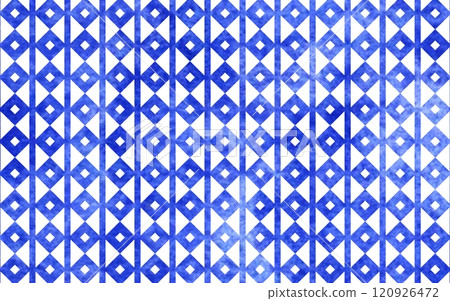 Watercolor Japanese pattern: Nail puller pattern 120926472