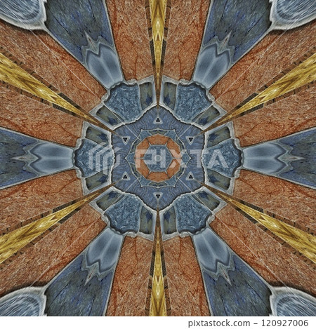 Carrara marble stone texture art. Expensive stone marble slab background. Print Decor with golden stripes. Italian Marbling texture design for website, packaging, tiles, textile fabric, wedding card 120927006