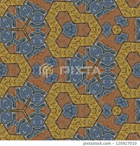 Carrara marble stone texture art. Expensive stone marble slab background. Print Decor with golden stripes. Italian Marbling texture design for website, packaging, tiles, textile fabric, wedding card 120927010