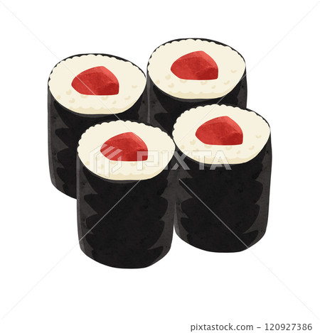 Tekkamaki 水彩風格手繪插畫 Tekkamaki 水彩風格手繪插畫 120927386