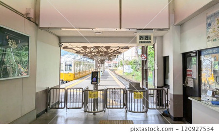 Kotoden Kotohira Station ticket gate Kotoden Kotohira Station ticket gate 120927534