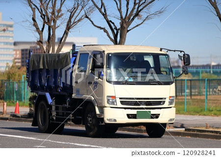 Industrial waste collection truck Industrial waste collection truck 120928241