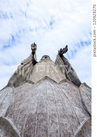 Ushiku Daibutsu in autumn, Ushiku City, Ibaraki Prefecture Ushiku Daibutsu in autumn, Ushiku City, Ibaraki Prefecture 120928270