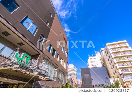 Tokyo cityscape in Japan, JR East Saikyo Line, overlooking Itabashi Station, etc. = 7th Tokyo cityscape in Japan, JR East Saikyo Line, overlooking Itabashi Station, etc. = 7th 120928817
