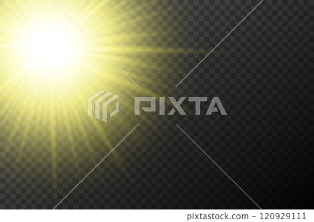 vector illustration of a bright sun 120929111