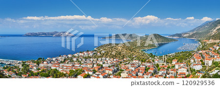 Mediterranean coast of Turkey, town of Kas 120929536
