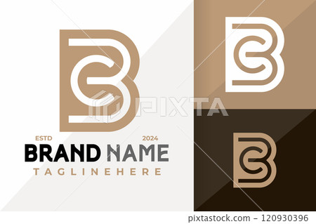 Letter Bc or Cb Logo Icon Vector Design Illustration Letter Bc or Cb Logo Icon Vector Design Illustration 120930396