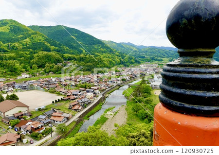 A view of the town of Tsuwano from the grounds of Taikodani Inari Shrine. Tsuwano Town, Kashima Prefecture A view of the town of Tsuwano from the grounds of Taikodani Inari Shrine. Tsuwano Town, Kashima Prefecture 120930725