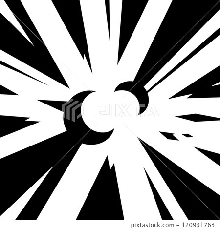 Explosion light overflowing image effect frame_silhouette Explosion light overflowing image effect frame_silhouette 120931763