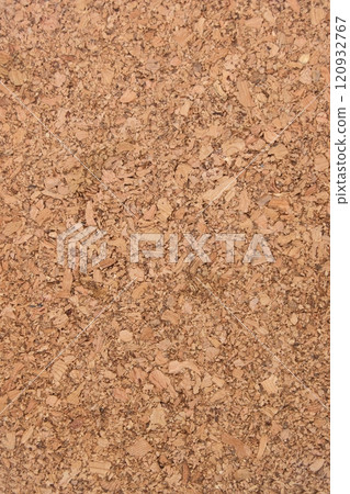 Natural cork texture. close-up view. pressed cork. Changed color scheme. 120932767