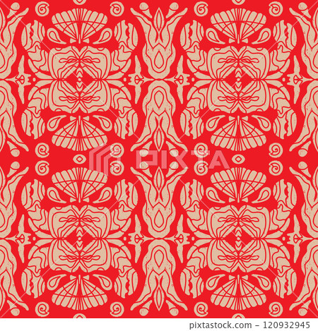 seamless pattern background with oriental ornaments seamless pattern background with oriental ornaments 120932945