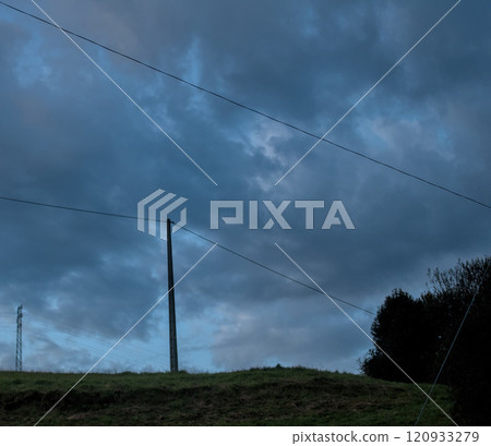 power line pole 120933279
