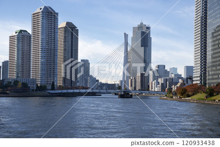 Skyscrapers of Century Park Tower is a residential building in the River City 21 building complex in the Chuo special ward of Tokyo, Japan. Skyscrapers of Century Park Tower is a residential building in the River City 21 building complex in the Chuo special ward of Tokyo, Japan. 120933438