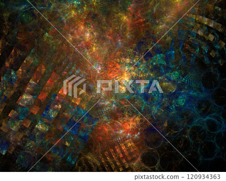 Imaginatory fractal abstract background Image 120934363