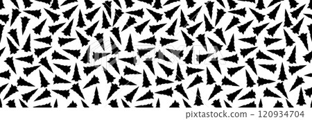 Christmas tree seamless pattern. Christmas tree seamless pattern. 120934704