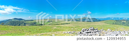 [美原高原]（高解析度版）長野縣大方郡長川町與田野入 120934955