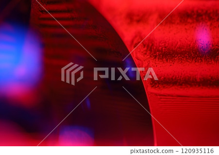 Red and blue fluid reflections on black background, liquid abstraction, colour waves, deep dark backgrounds, geometric water shapes 120935116