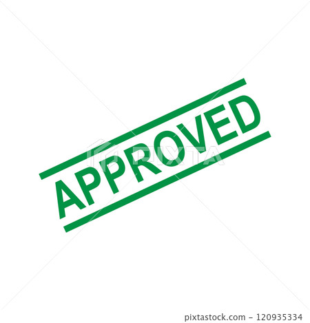 Approved icon design template 120935334