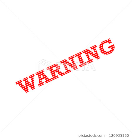 Warning Square Sign 120935360
