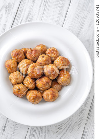 Small Chicken Meatballs Small Chicken Meatballs 120935741