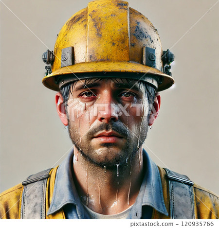 Field workers working in hot environments 120935766