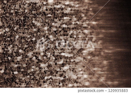 Abstract hexagonal pattern with metallic shimmer and gradient effects 120935883