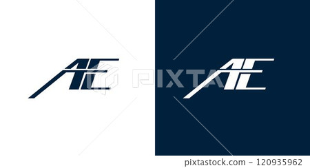 Sophisticated and modern AE  logo design 120935962