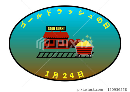 1 月 24 日淘金熱日 1 月 24 日淘金熱日 120936258