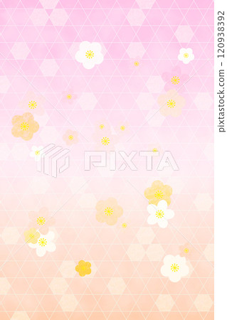 籃紋桃李花垂直粉紅漸層背景 籃紋桃李花垂直粉紅漸層背景 120938392