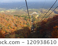 Autumn leaves seen from the ropeway 120938610