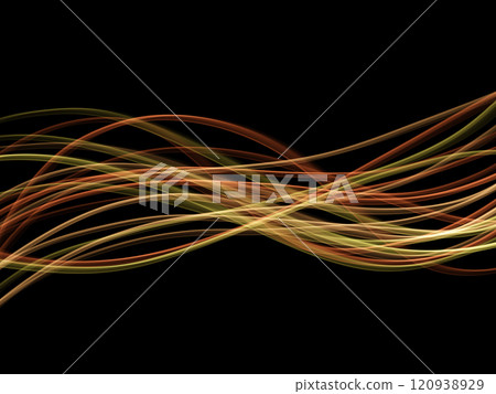 Orange glowing lines: black background Orange glowing lines: black background 120938929