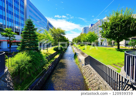 創成川公園風景 創成川公園風景 120939359
