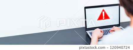 Ransomware damage is increasing rapidly [Image of information security and IT risks] 120940724