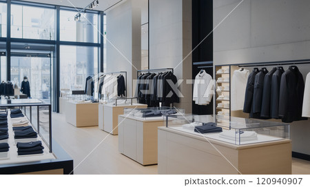 豪華服飾店內部 120940907