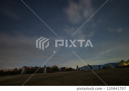 日本岡山縣高橋市觀光常山公園的美麗星空 日本高橋市觀光常山公園的美麗星空 日本岡山縣高橋市觀光常山公園的美麗星空 日本高橋市觀光常山公園的美麗星空 120941707