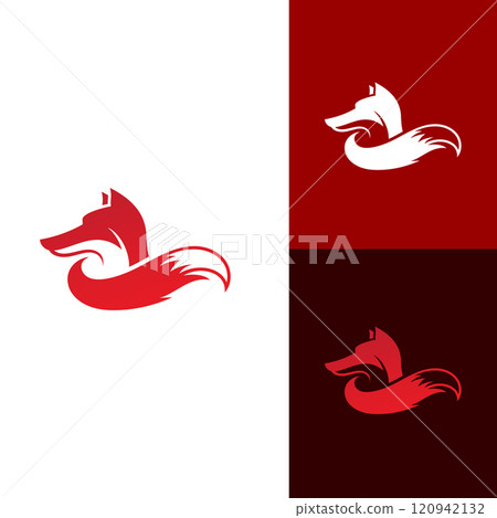 Fox vector illustration silhouette icon design Fox vector illustration silhouette icon design 120942132