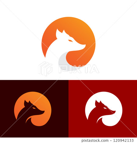 Fox vector illustration silhouette icon design Fox vector illustration silhouette icon design 120942133