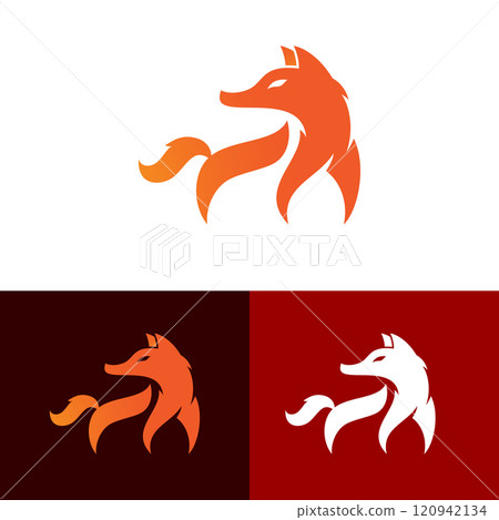 Fox vector illustration silhouette icon design Fox vector illustration silhouette icon design 120942134