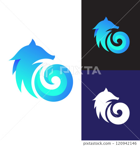 Fox vector illustration silhouette icon design Fox vector illustration silhouette icon design 120942146