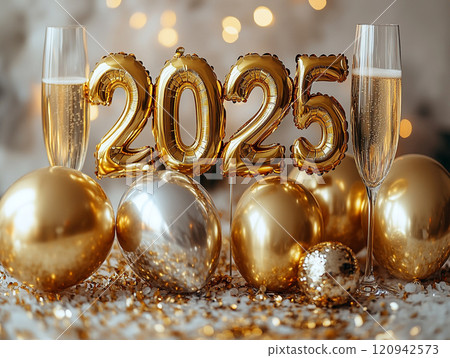 Cheers to 2025 Gold! 120942573